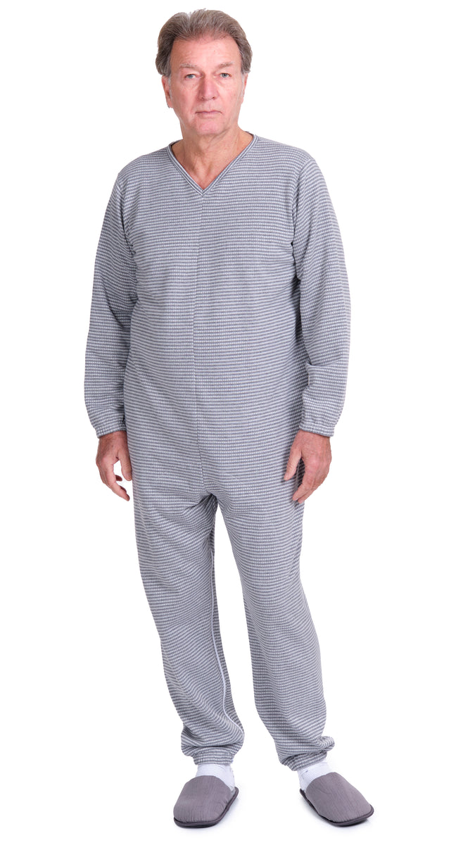 Pigiama Tutone Sanitario Serenità – Manica Lunga, Zip Posteriore, 100% Cotone, Rosa, Taglia M, Estivo