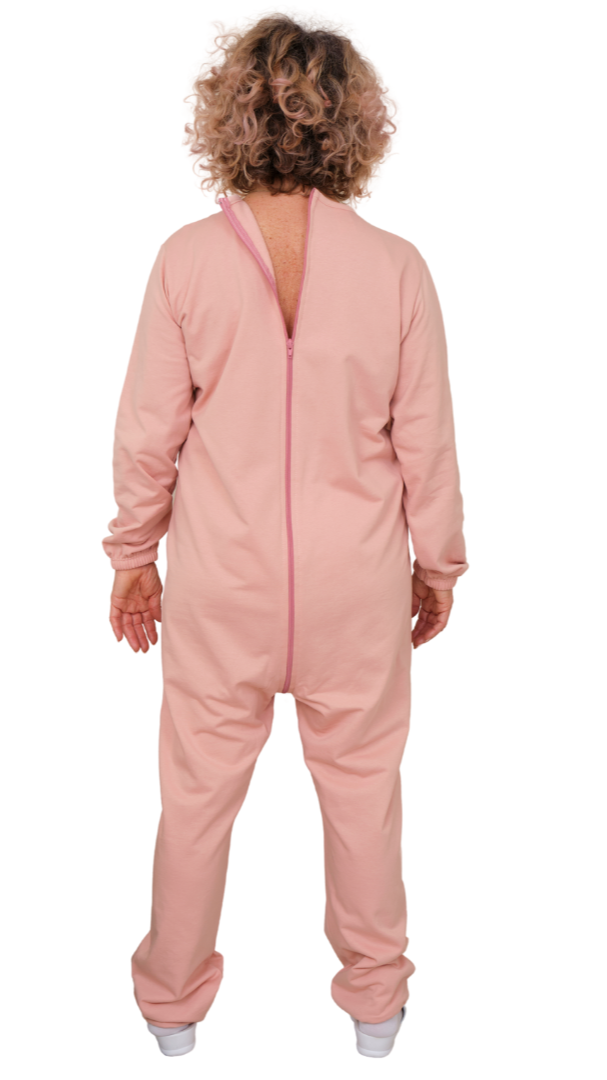 Pigiama Sanitario Con Zip Posteriore Per Anziani - Comodo E Sicuro Per Alzheimer E Incontinenza - Foto 6