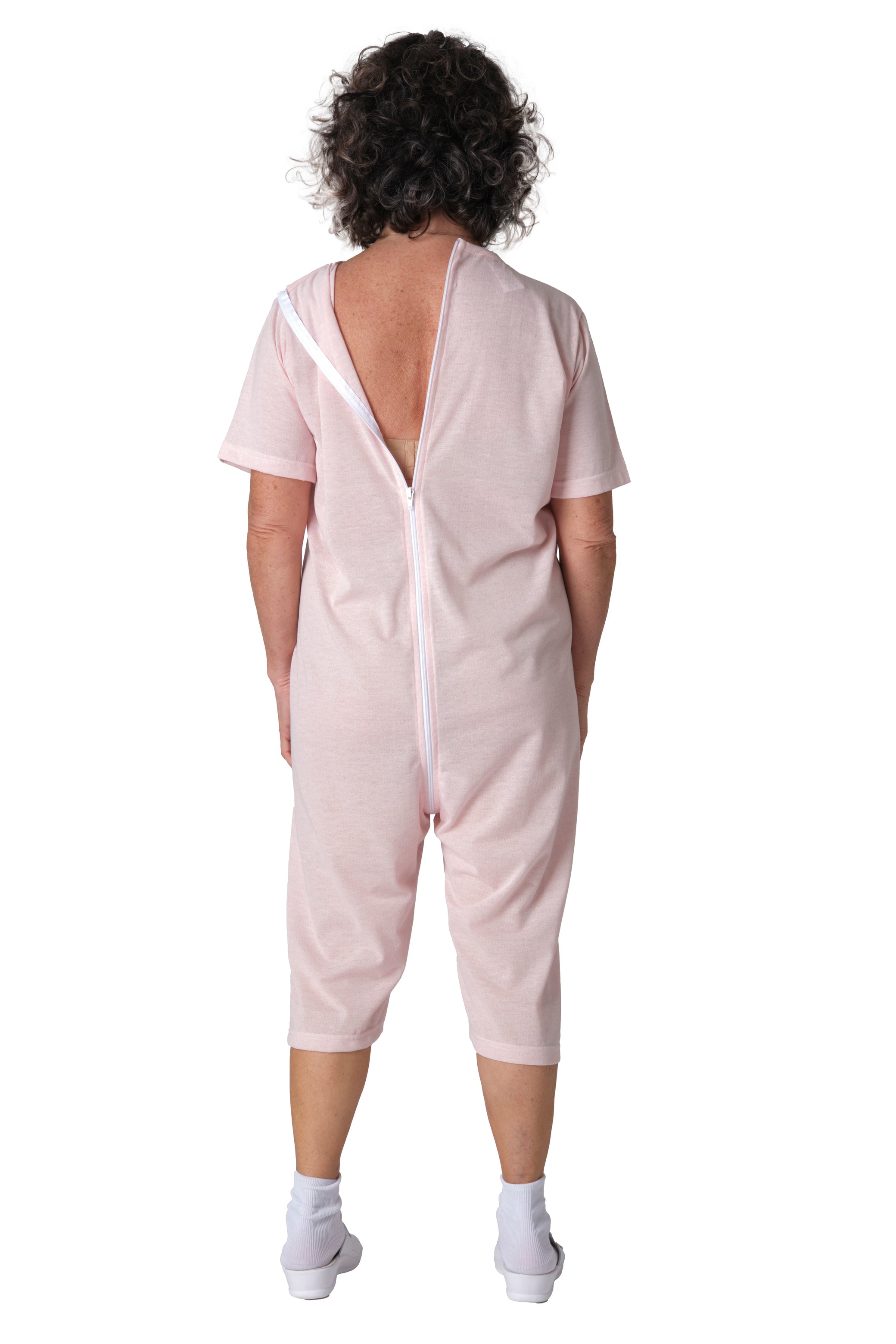 FERRUCCI COMFORT Pyjama Tuton Sanitaire Confort Manches Longues 3 Charnières /Zip Dos -Intérieur Jambe Hiver Tissu Lourd (Rose, XS FERRUCCI COMFORT Pyjama Tuton Sanitaire Confort Manches Longues 3 Charnières /Zip Dos -Intérieur Jambe Hiver Tissu Lourd (Rose, XS