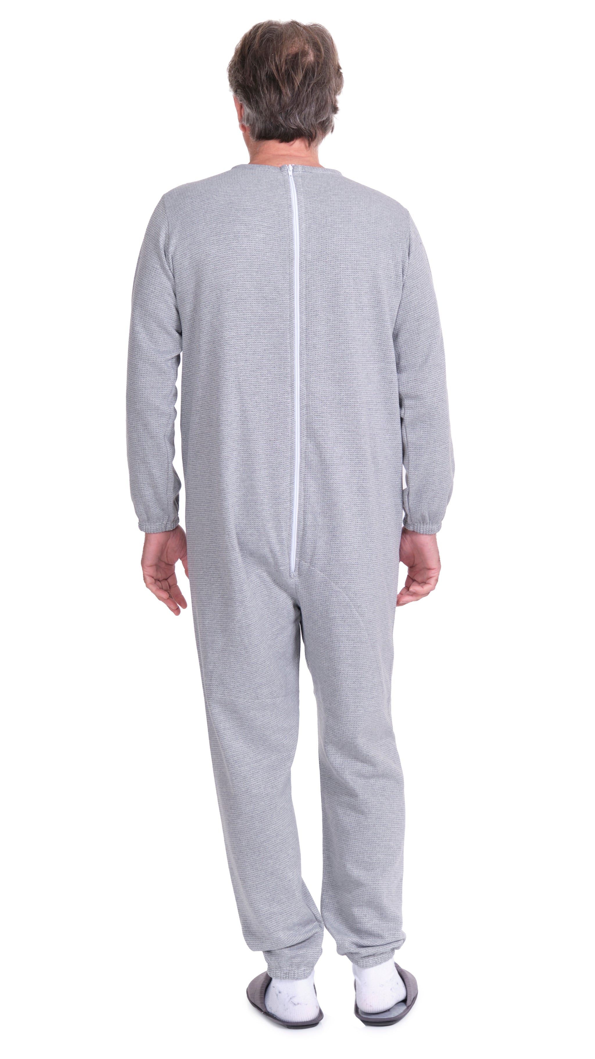 Pigiama lungo da uomo, in pile, da notte, da uomo, a maniche lunghe, in cotone, leggero, funzionale, invernale, da jogging, per il tempo libero, elegante, argento, M Pigiama lungo da uomo, in pile, da notte, da uomo, a maniche lunghe, in cotone, leggero, funzionale, invernale, da jogging, per il tempo libero, elegante, argento, M